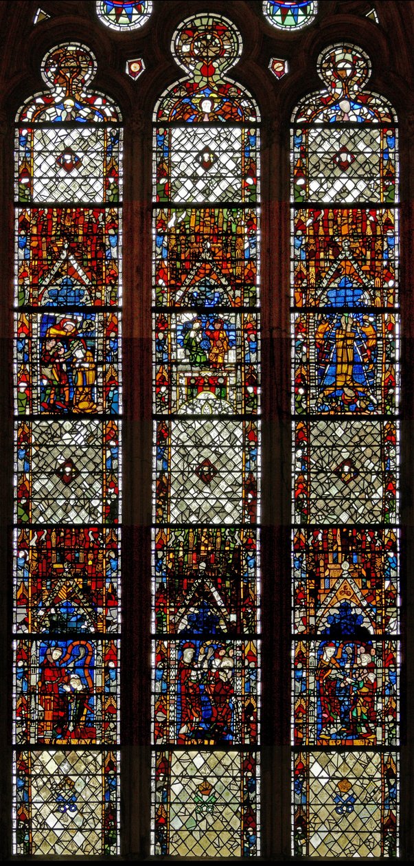Ventana w38 que representa la Ventana de la Penitencia de English School