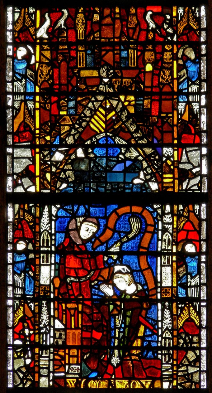 Ventana w38 que representa la administración de la penitencia de English School
