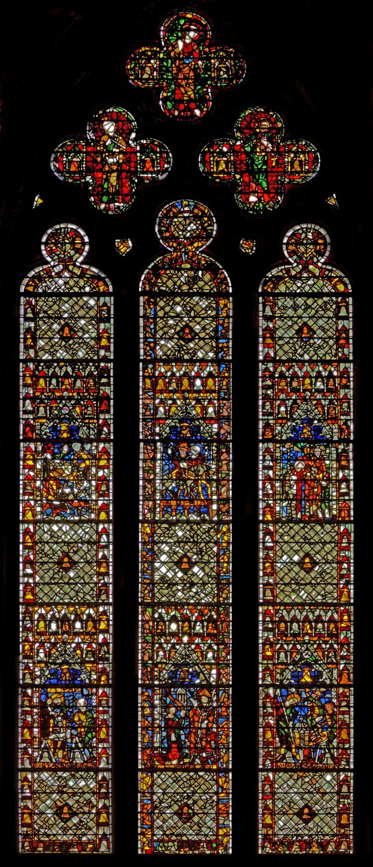 Ventana w41 que representa la Ventana de los Fundidores de Campanas de English School
