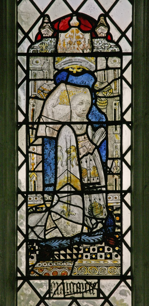 Ventana w5 que representa a un donante - Margaret Fray de English School
