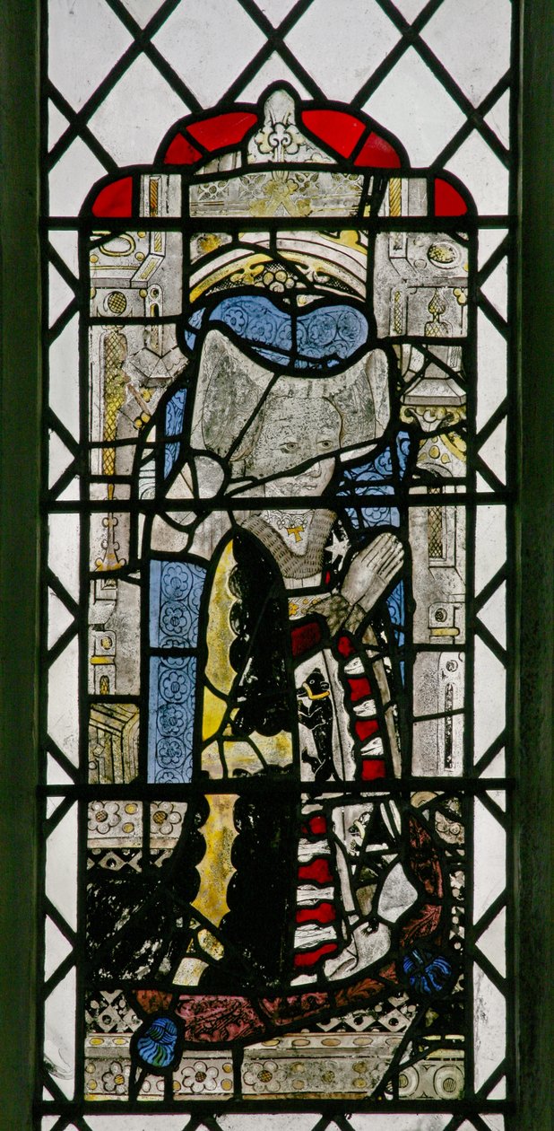 Ventana w8 que representa a un donante - Margaret Barnard de English School
