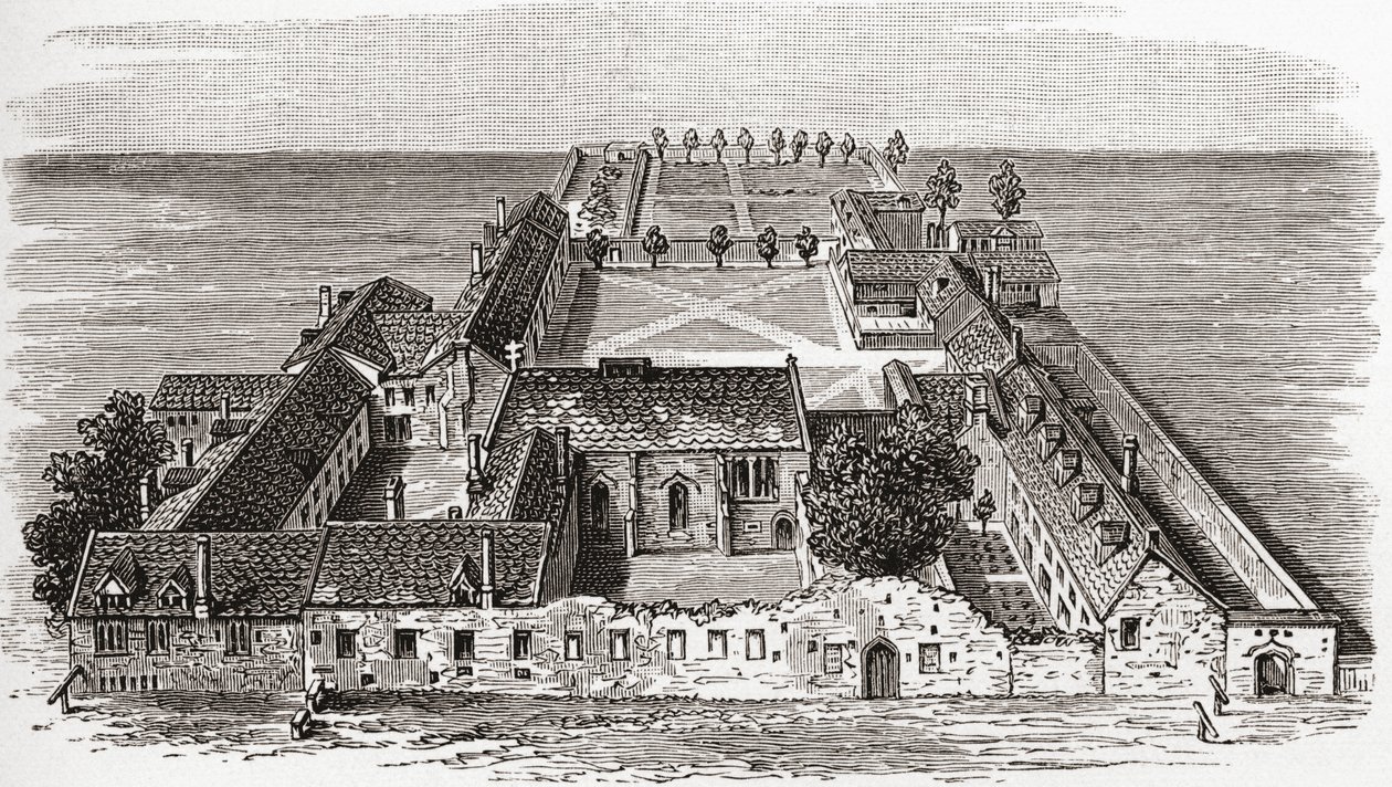 Worcester College, anteriormente Gloucester Hall, Oxford c.1673, de 