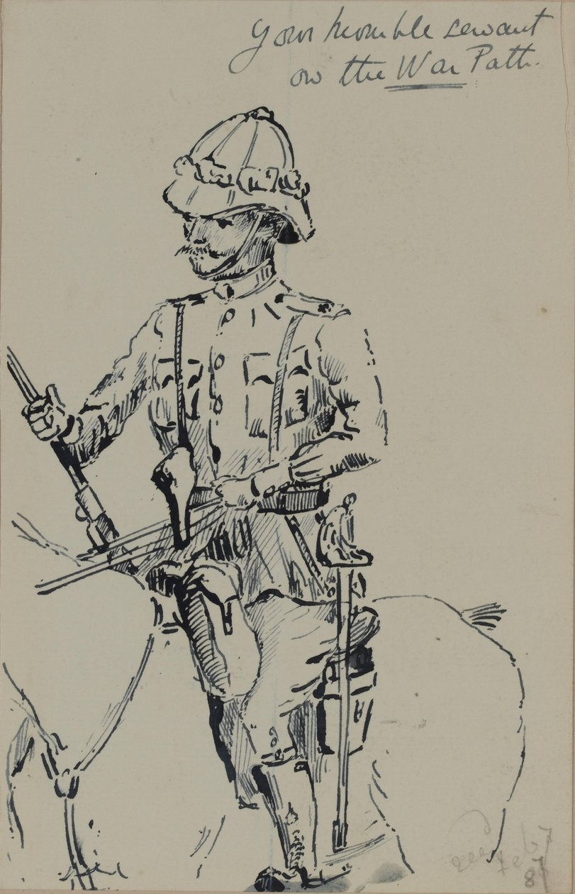 Su humilde servidor en el camino de la guerra de English School