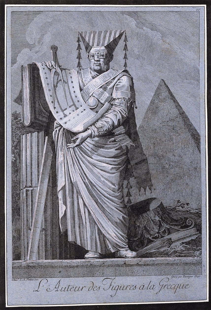 El arquitecto en estilo griego, 1771 de Ennemond Alexandre Petitot