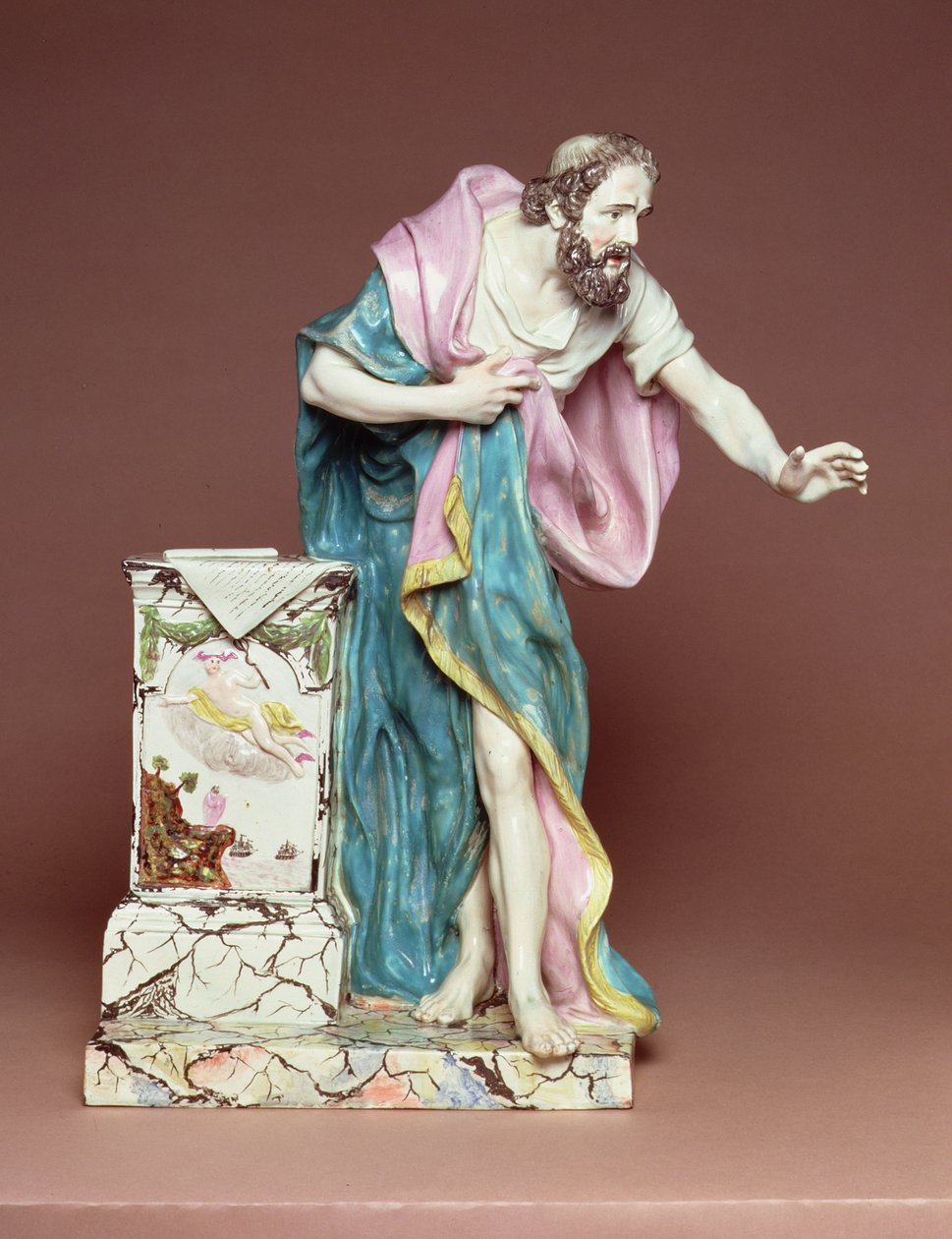 Figurilla de Demóstenes, Burslem, Staffordshire, c.1790 de Enoch Wood