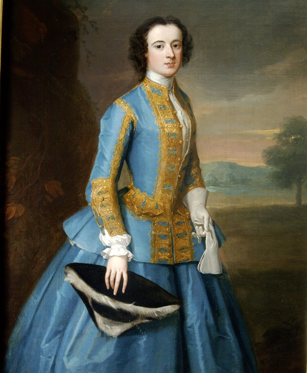 Retrato de una Dama con Traje de Montar de Enoch Seeman