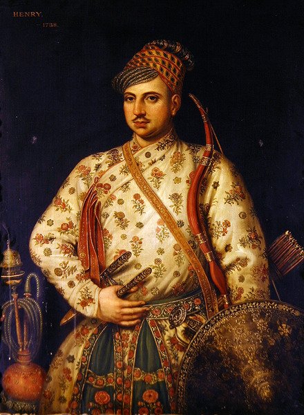 Retrato de un príncipe mogol de Enoch Seeman