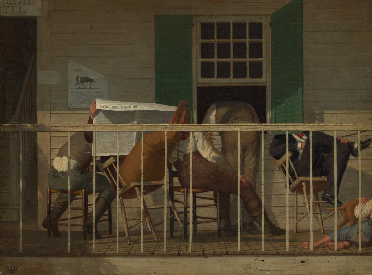 El verdadero americano, ca. 1874 de Enoch Wood Perry