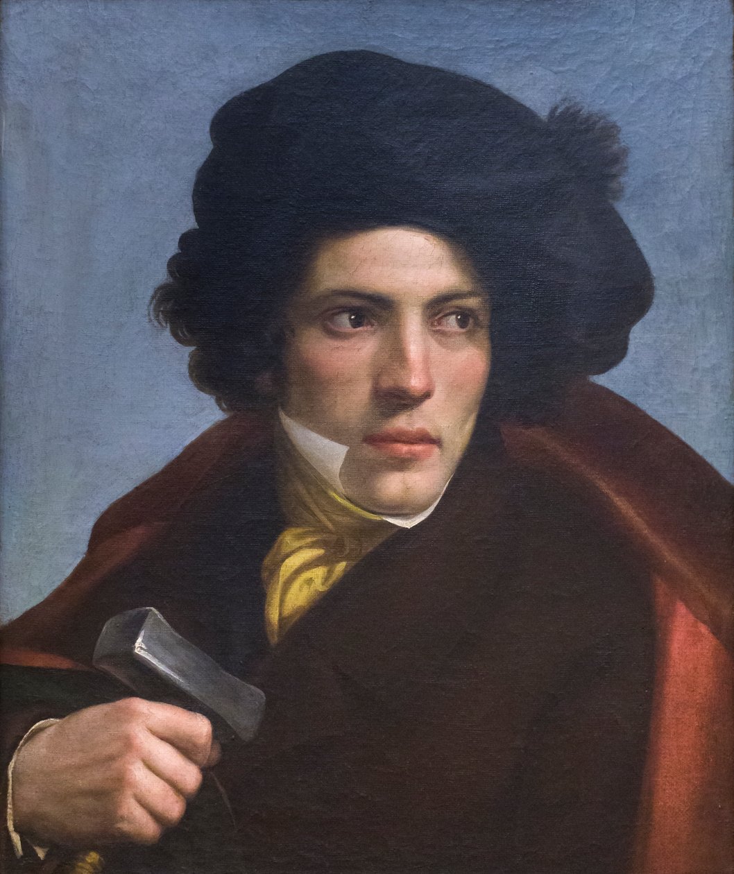 Retrato de Tommaso Bandini, c.1830 (óleo sobre lienzo) de Enrico Bandini
