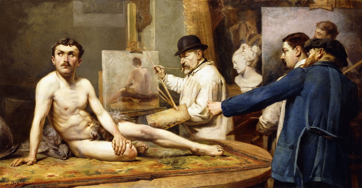 Frente al pintor de Enrico Bogliani