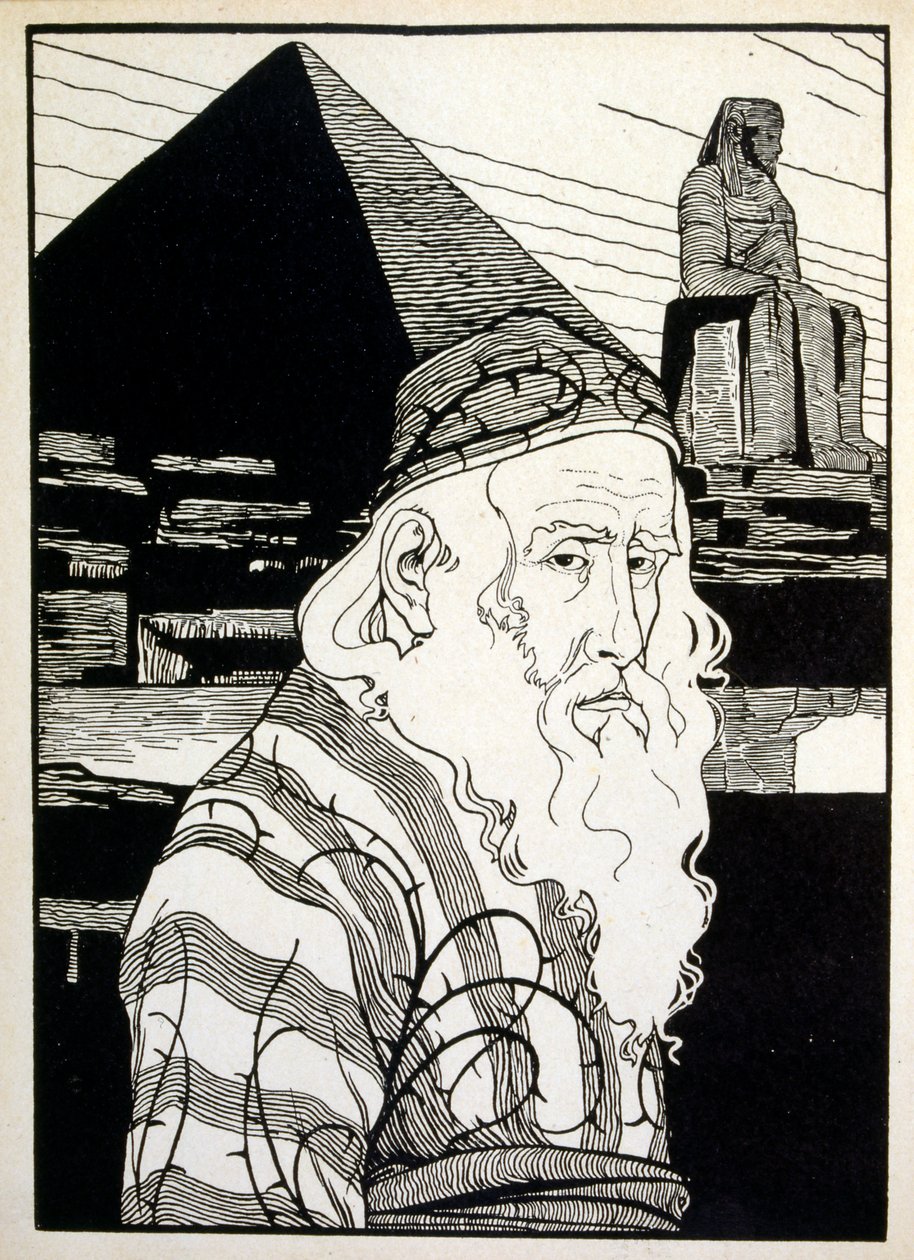 Pascua, del libro Judá ilustrado por Ephraim Moses Lilien de Ephraim Moses Lilien