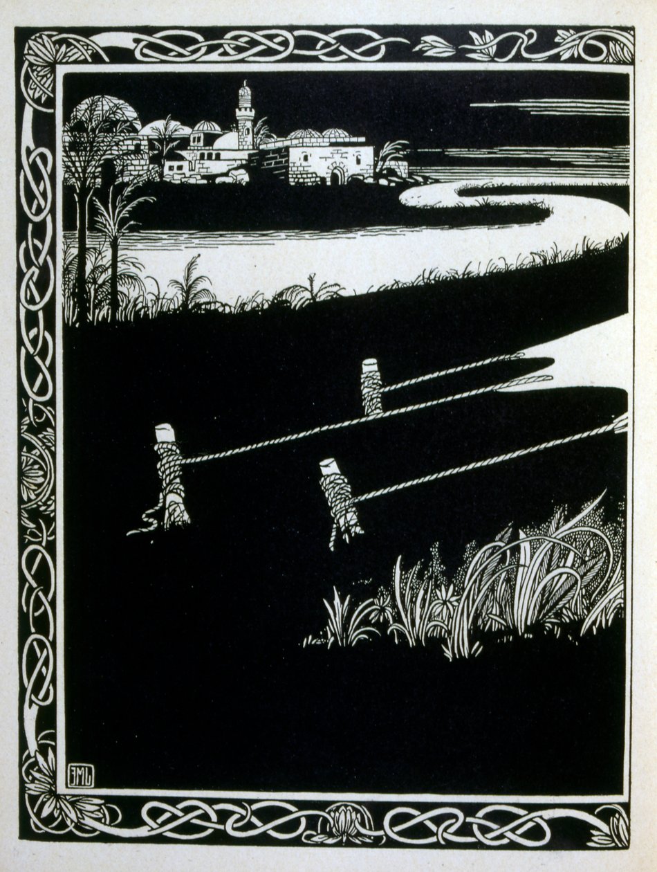 Enak antes de Gomorra, del libro Judá ilustrado por Ephraim Moses Lilien de Ephraim Moses Lilien