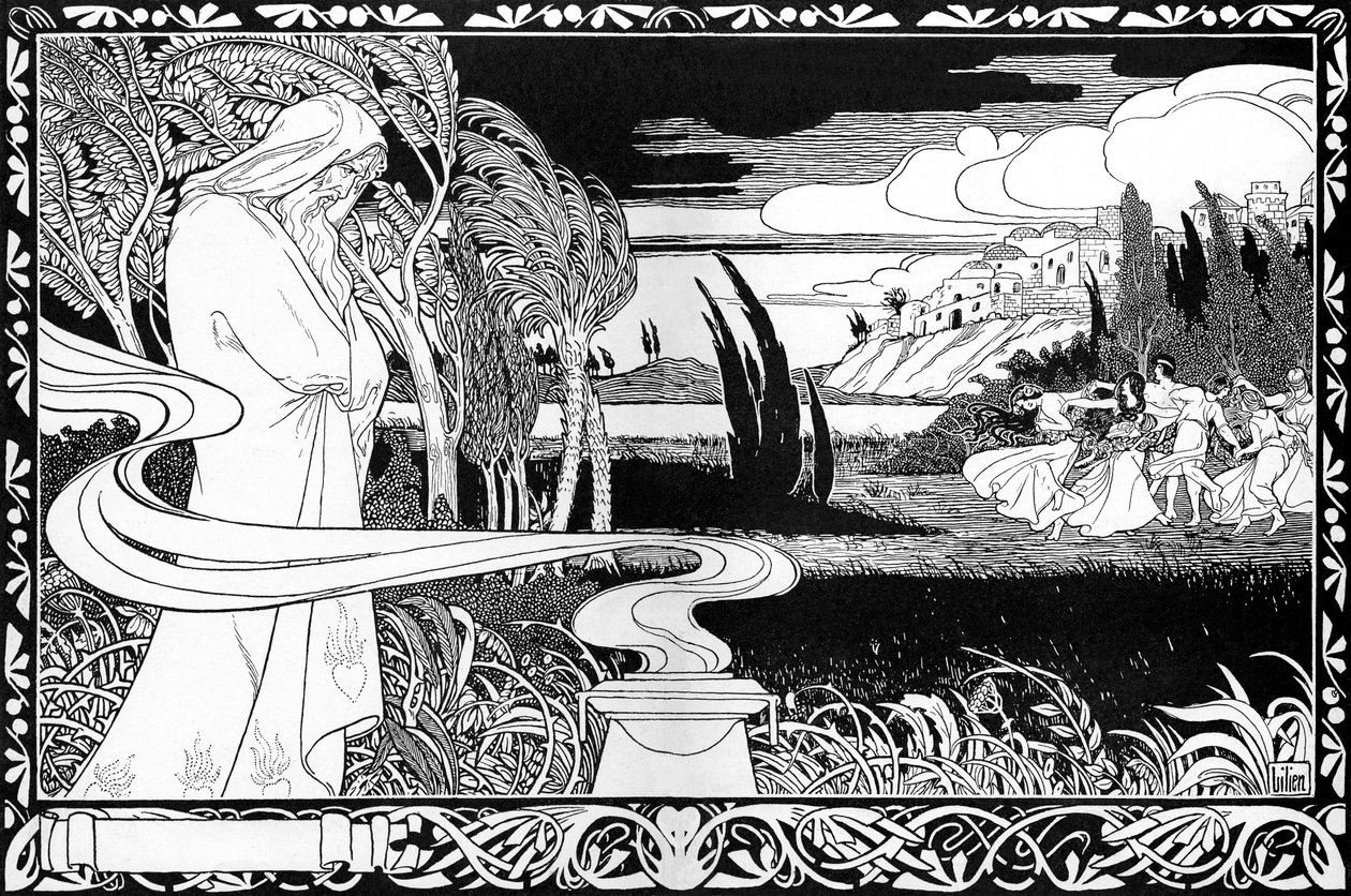 Isaías por Ephraim Moses Lilien de Ephraim Moses Lilien