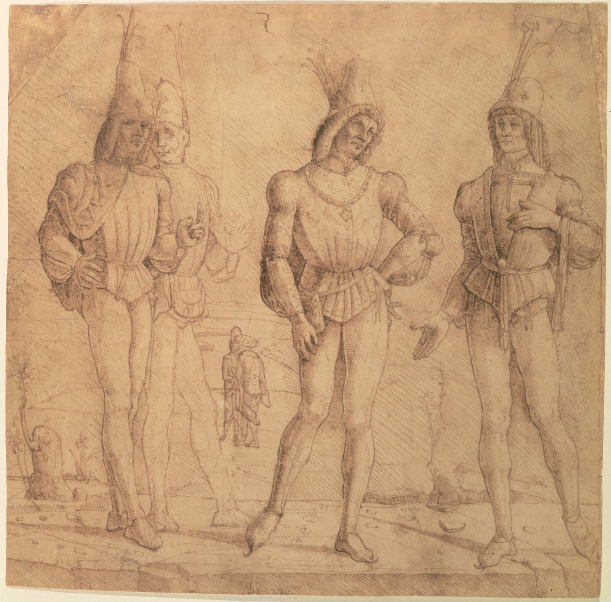 Retrato de grupo: Miembros de la familia d