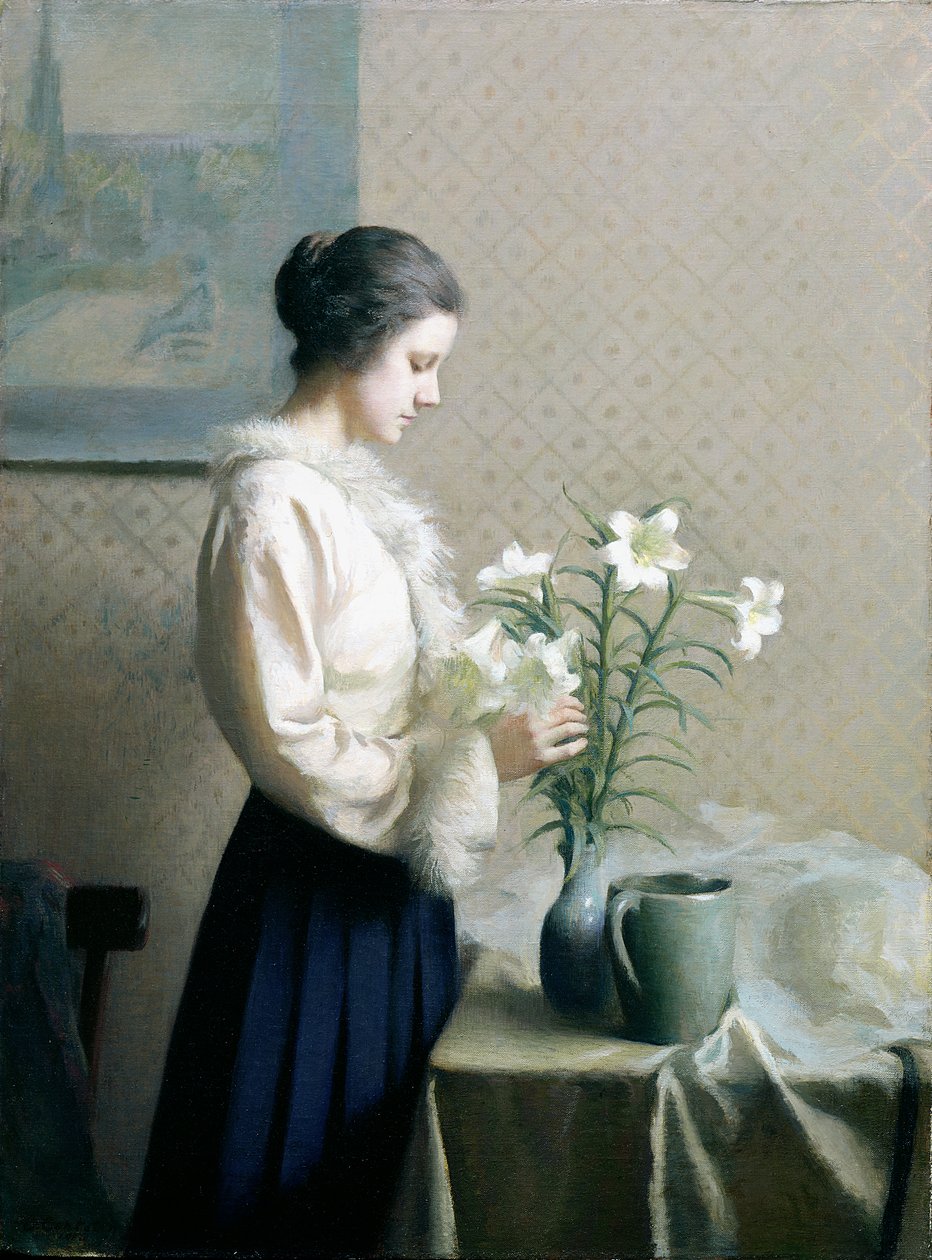Mañana de Pascua (óleo sobre lienzo) de Ercole Cartotto