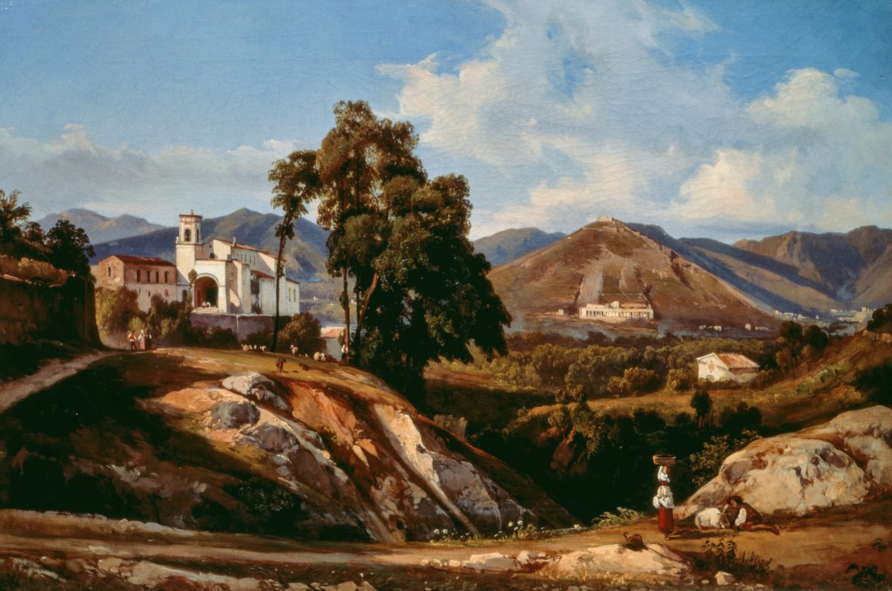 Jardines de Villa Reale en Nápoles de Ercole Gigante