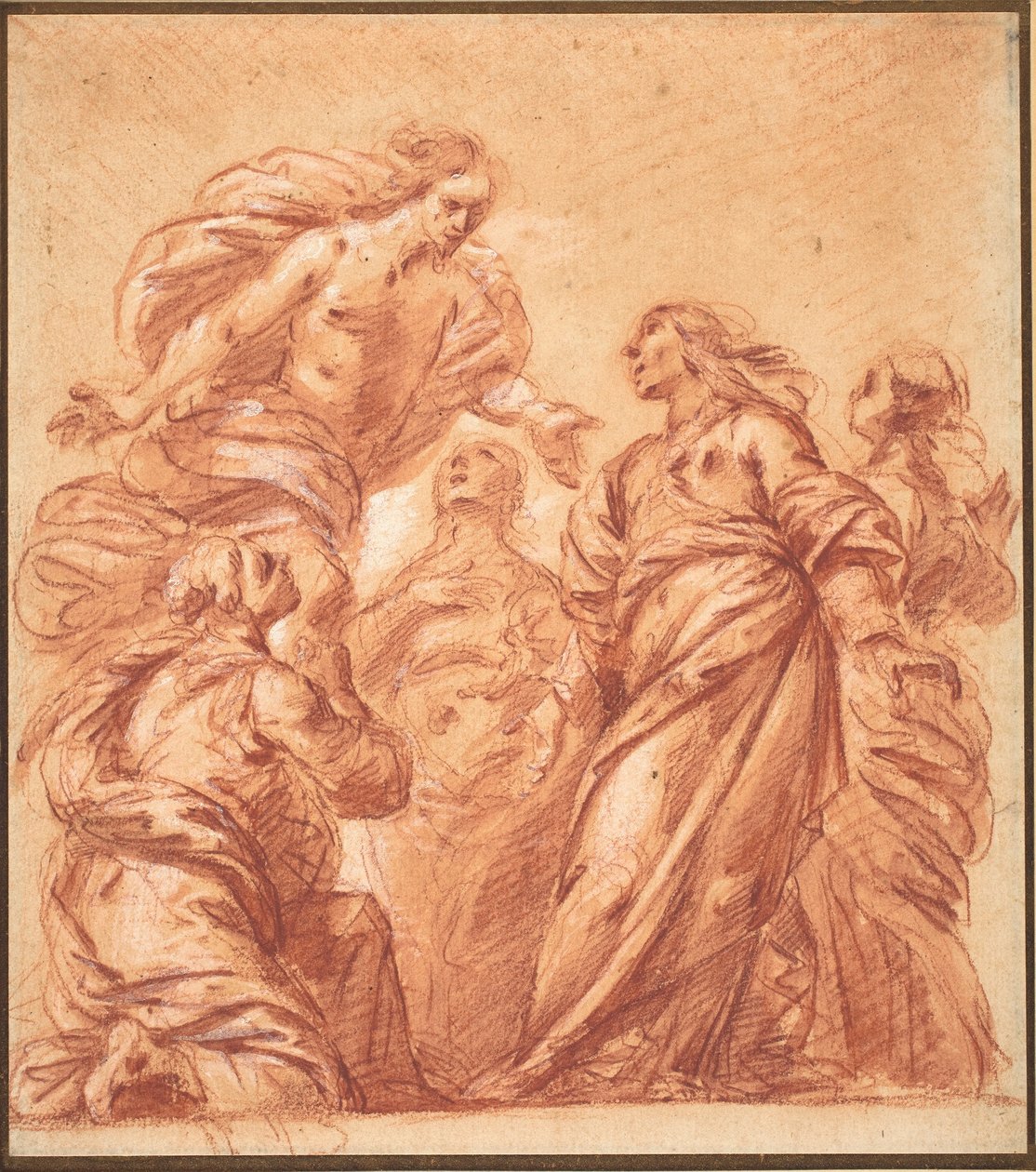 Cristo apareciendo a las cuatro Marías de Ercole Procaccini il Giovane
