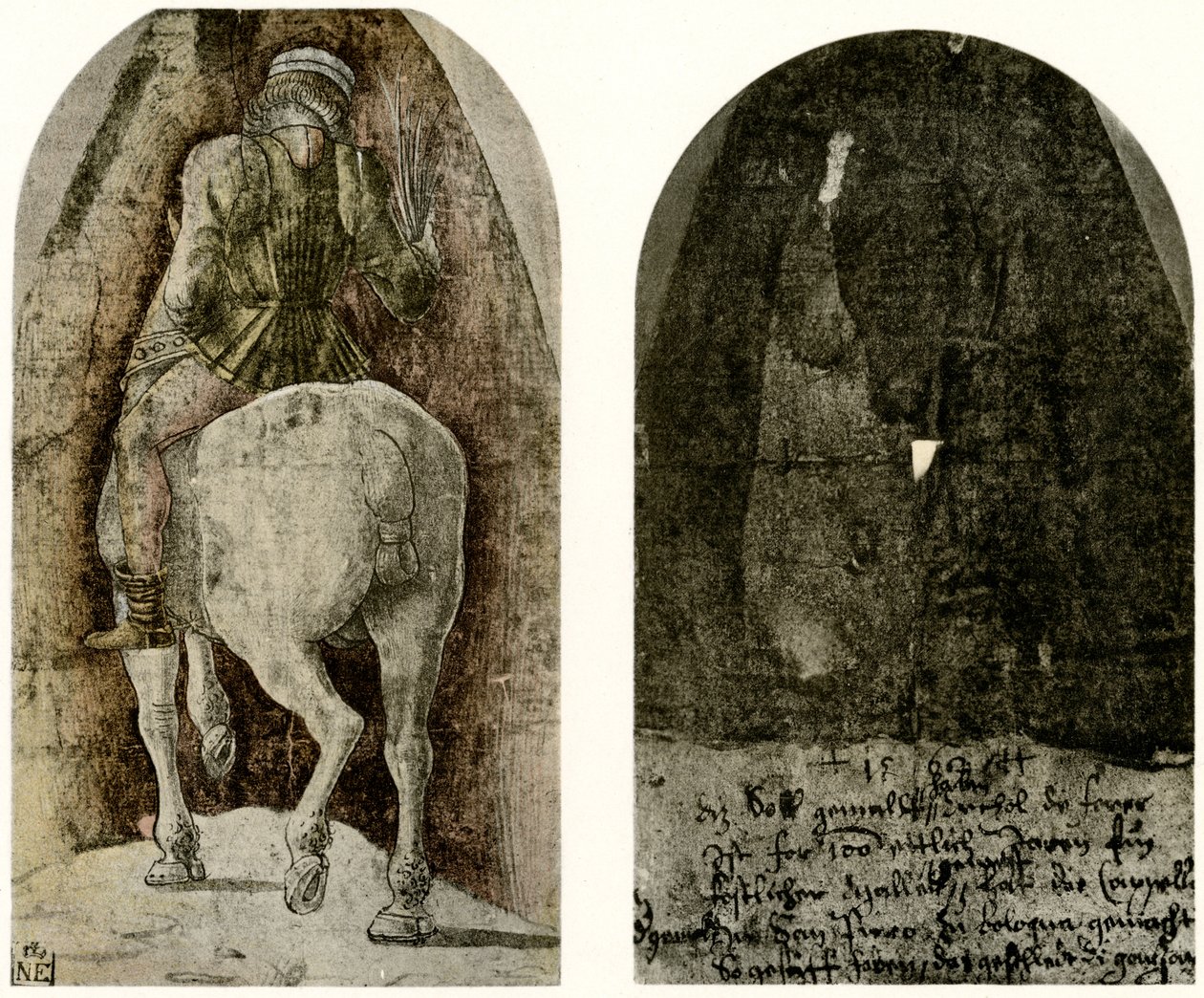 Figura ecuestre para la capilla Garganelli en Bolonia de Ercole de Roberti