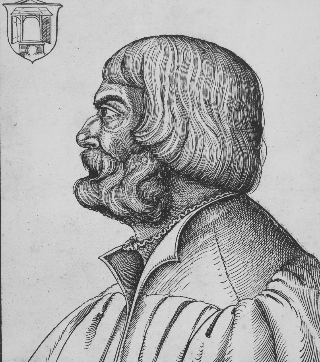 Retrato de Durero, principios del siglo XVI de Erhard Schon