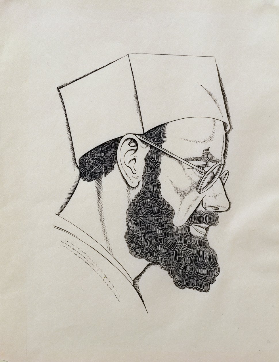Autorretrato de Eric Gill