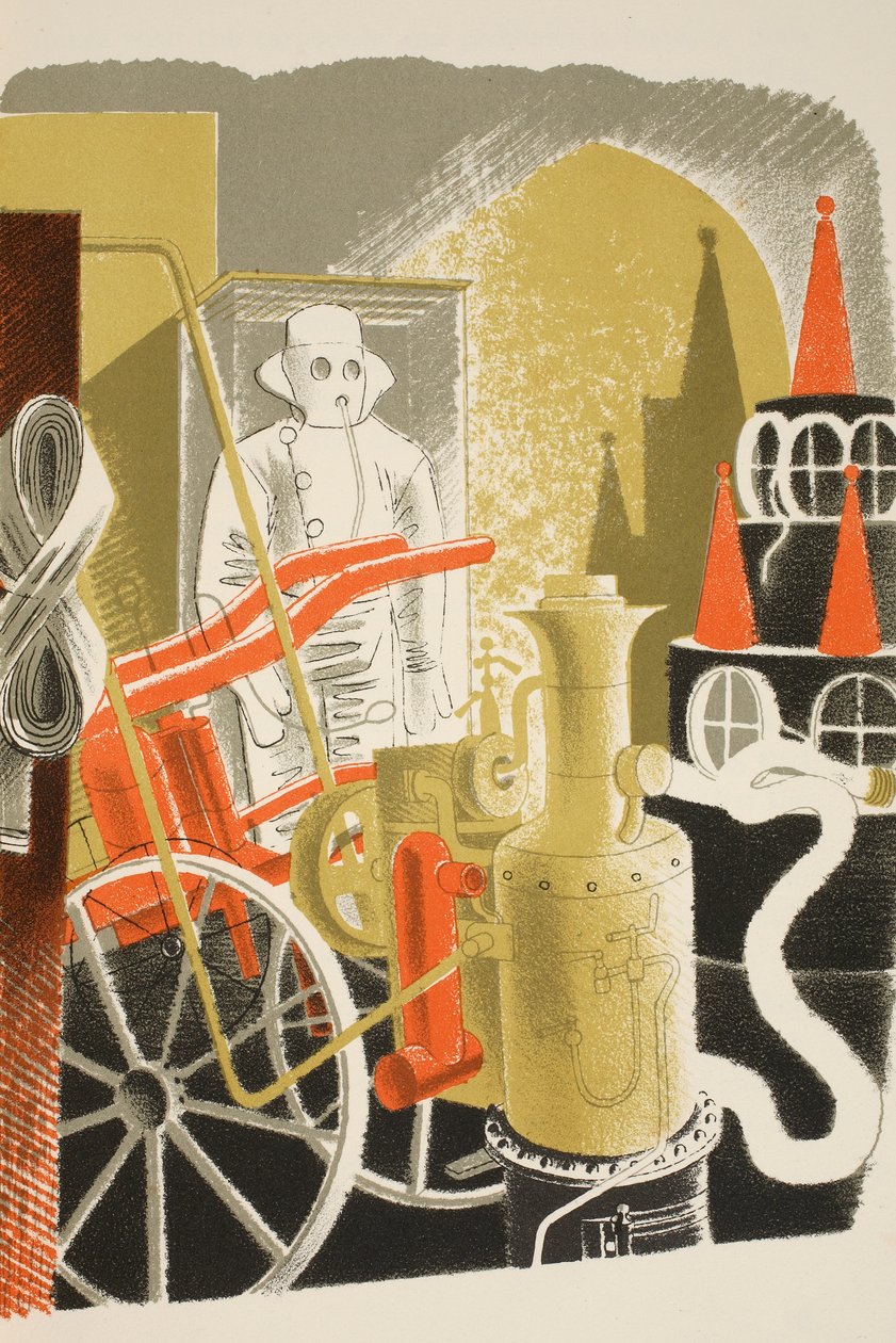 Ingeniero de Bomberos, ilustración de 