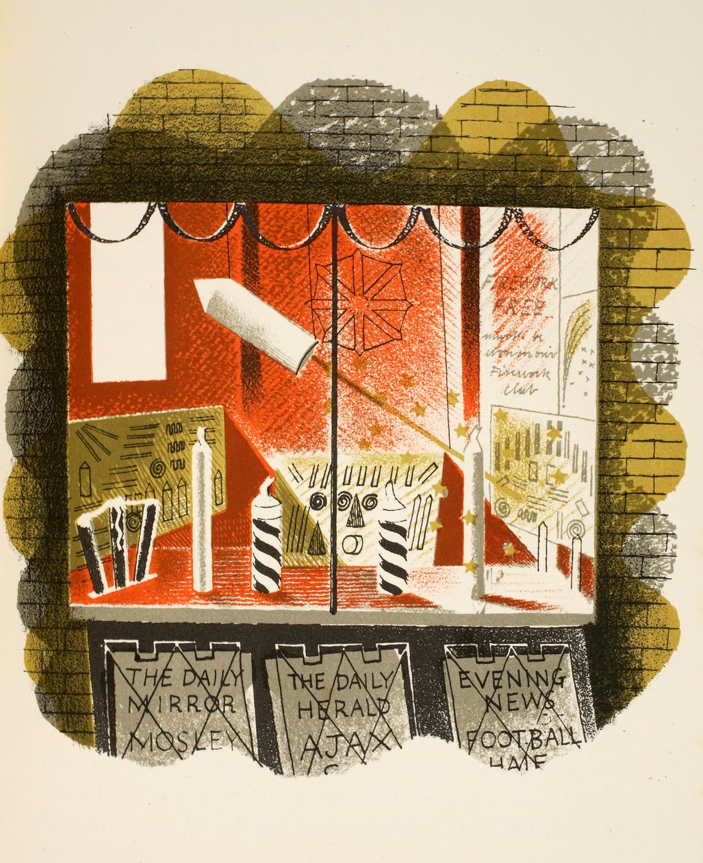 Vendedores de Noticias, ilustración de 