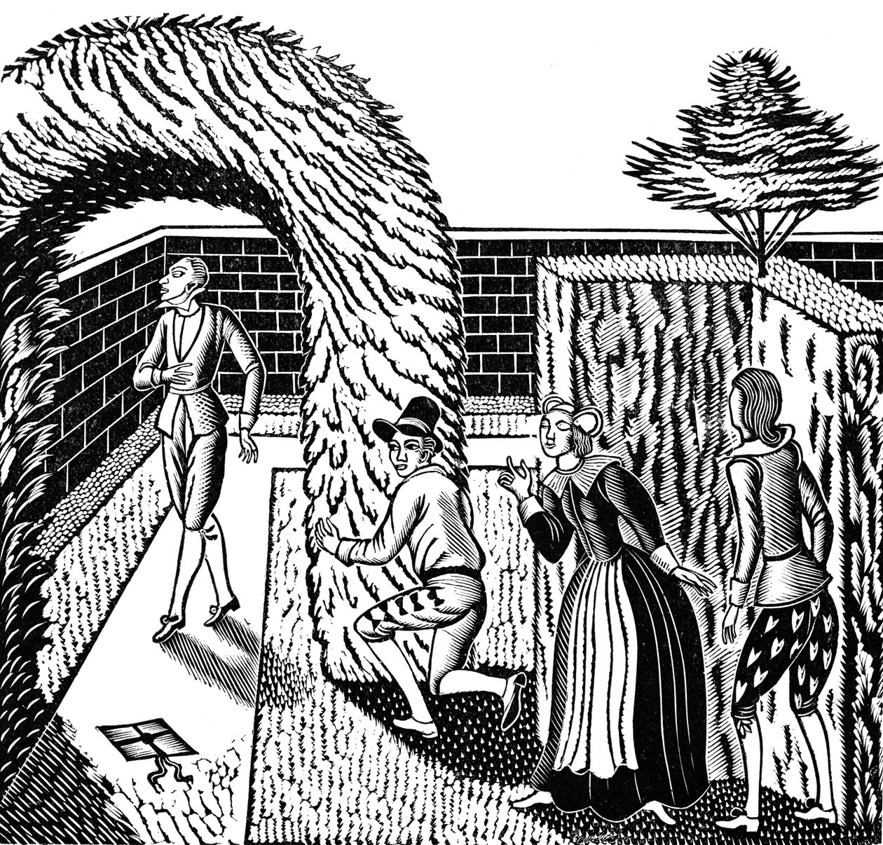 Noche de Reyes de William Shakespeare de Eric Ravilious