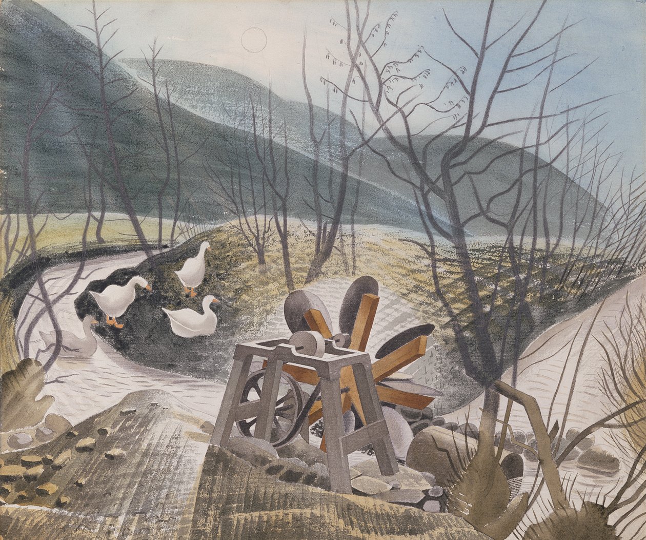 Rueda de Agua, 1938 de Eric Ravilious