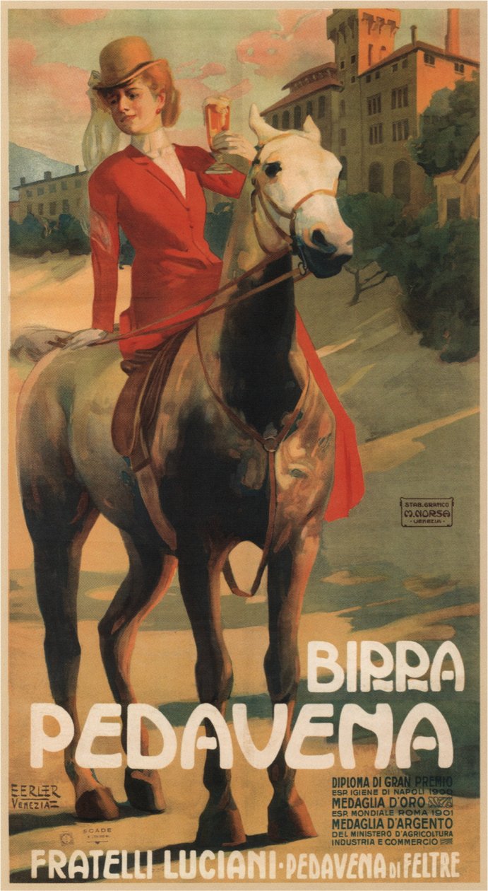 publicidad para Cerveza Pedavena de Erich Erler