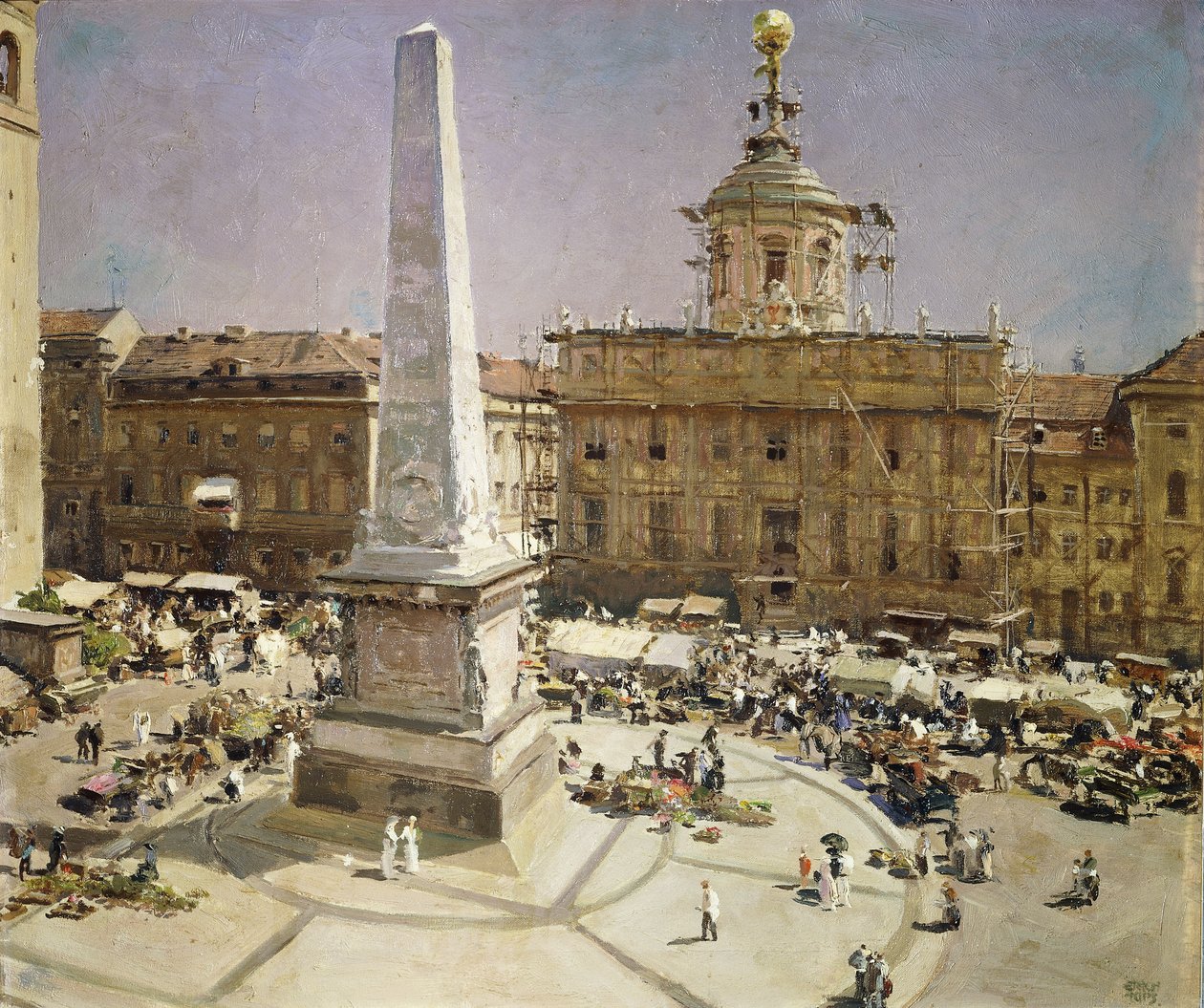 Piazza Santa Maria Maggiore, Roma de Erich Kips