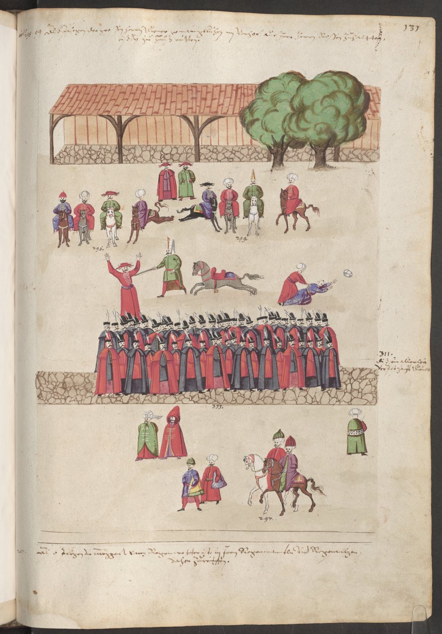 Edificios de Constantinopla: vista del primer patio del palacio ... de Erich Lessing
