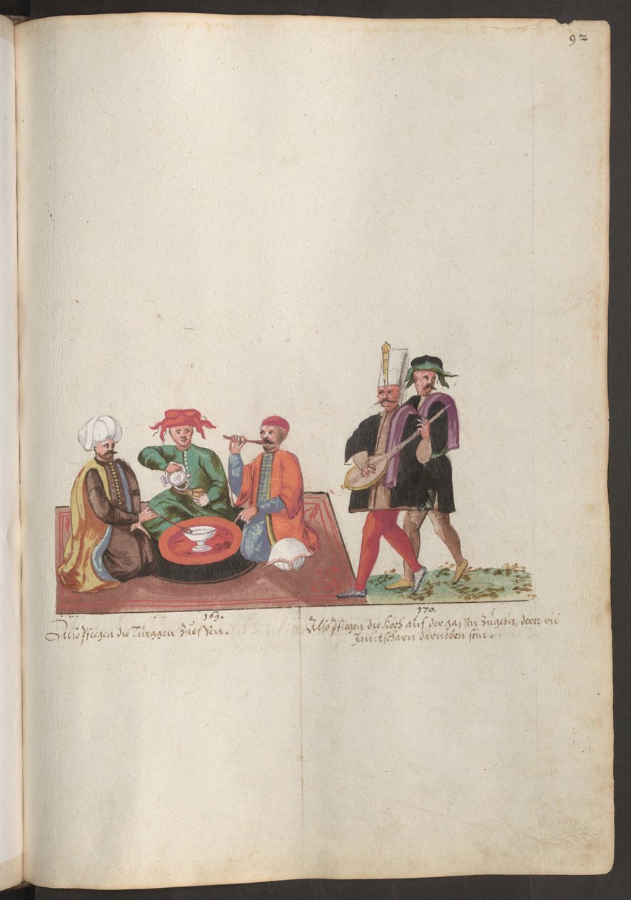 Cena de los burgueses de Constantinopla de Erich Lessing