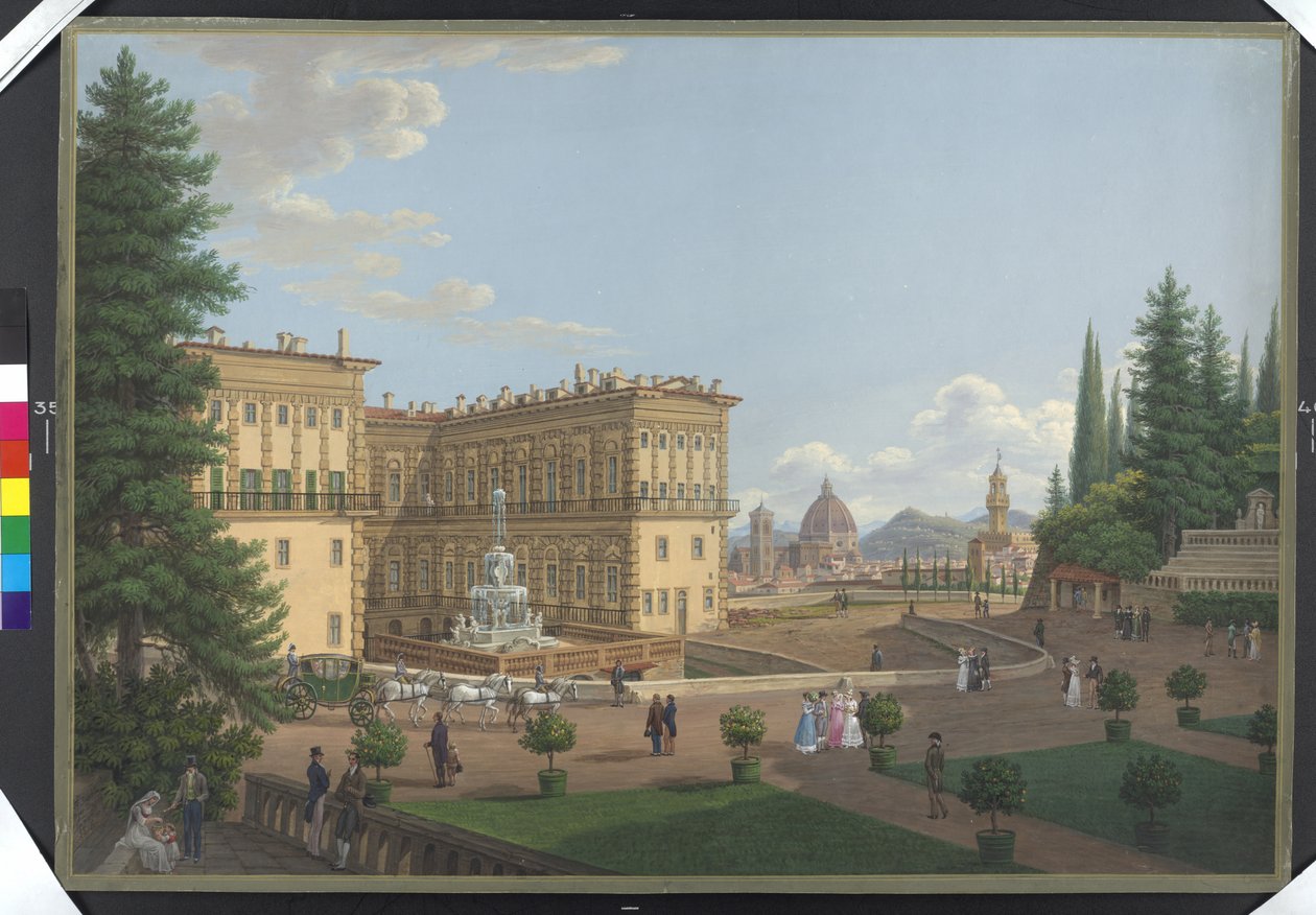 Gouache de Franz Jaschke de Erich Lessing