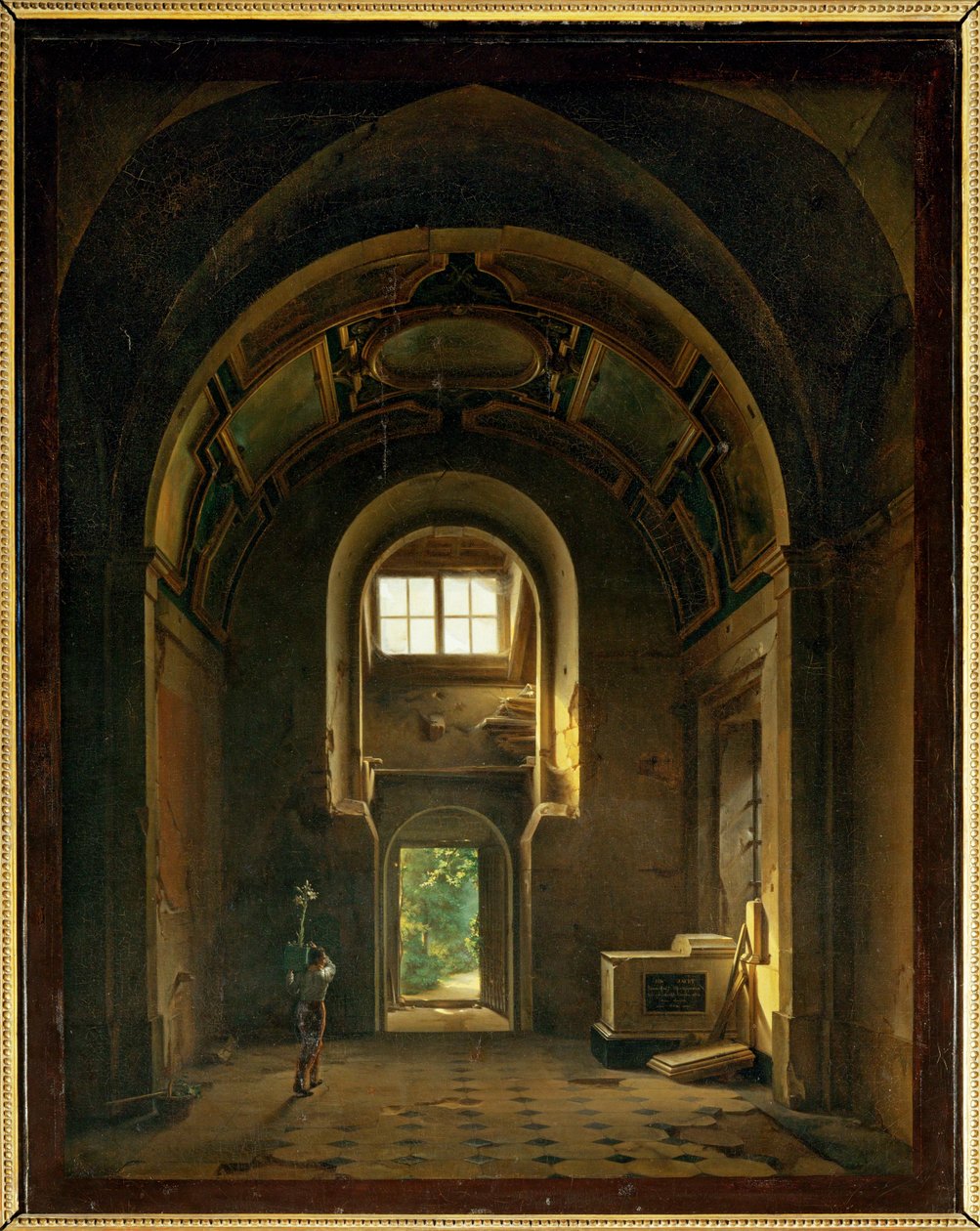 Interior de una capilla de la iglesia de Feuillants de París ... de Erich Lessing