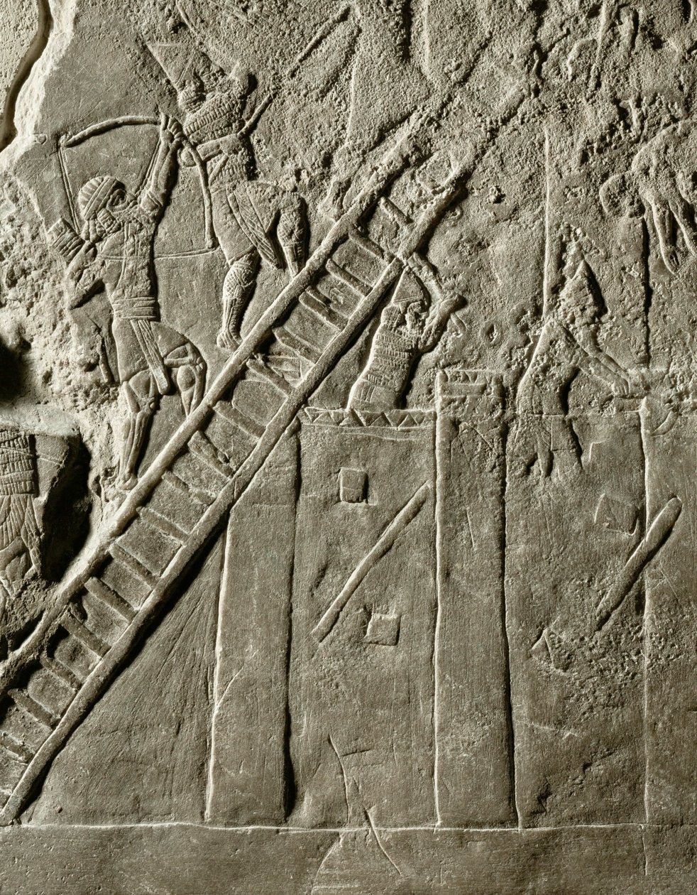 La campaña del rey Ashurbanipal contra Elam ... de Erich Lessing