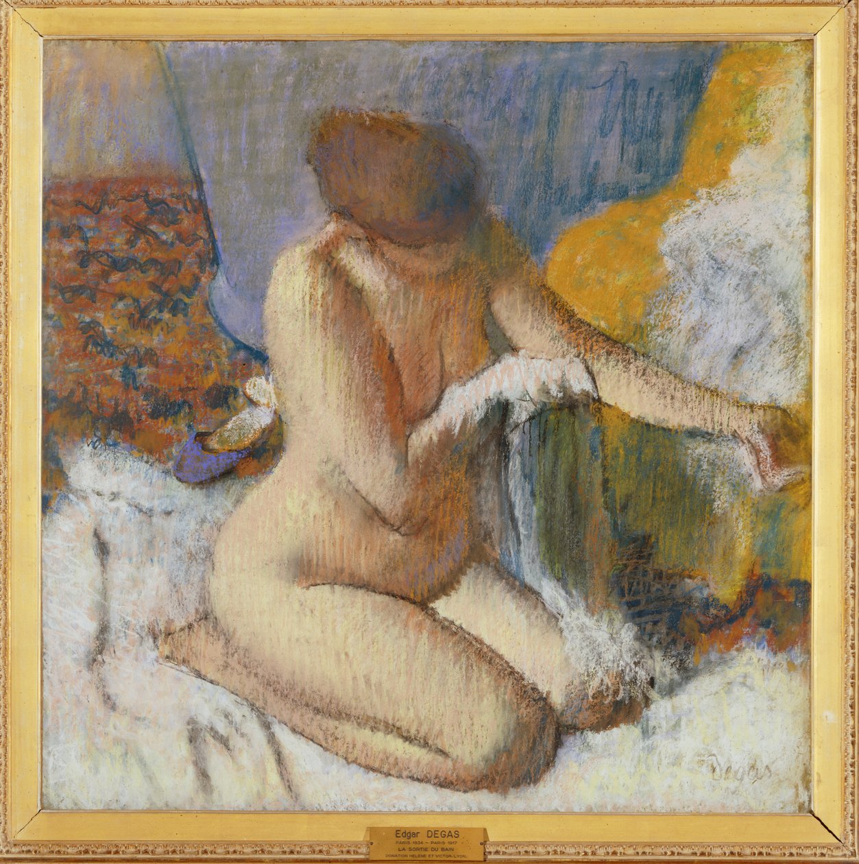 Desnudo después de un baño ... de Erich Lessing