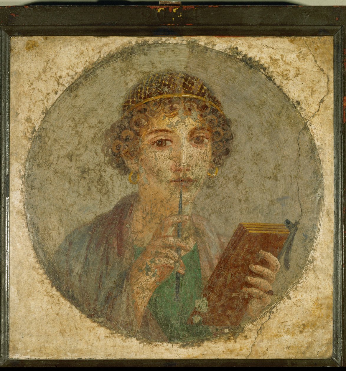 Safo, retrato idealizado de una joven que se hace pasar por poetisa de Erich Lessing