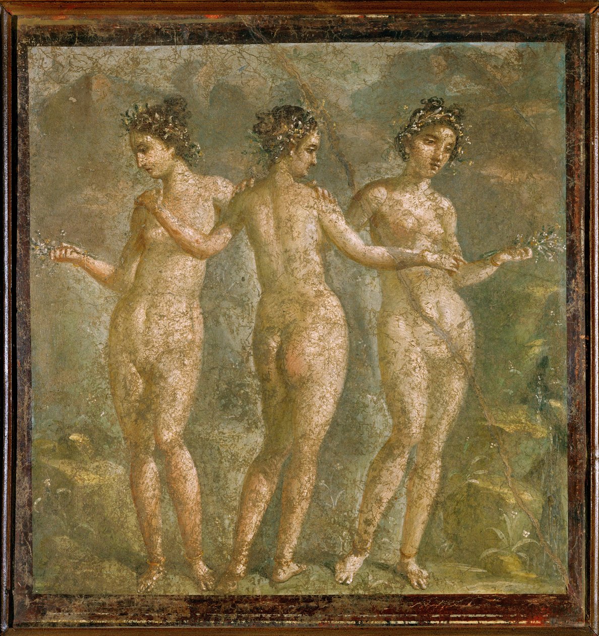 Las tres gracias, Eufrosina, Talía y Aglaia de Erich Lessing