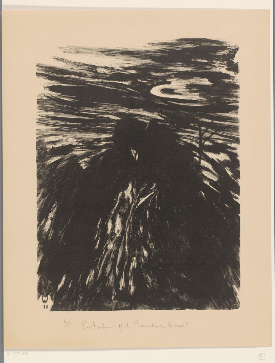Romantische avond (título original del objeto) de Erich Wichmann (signed by artist)