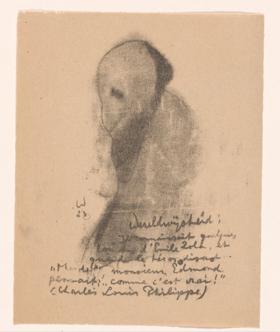 Figura abstracta con barba
Idealistas II y otras notas (título original de la serie) de Erich Wichmann