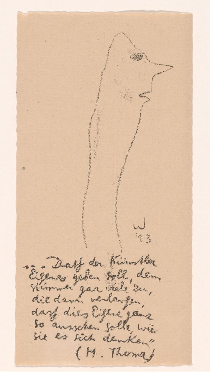Estatuilla de caricatura de Erich Wichmann