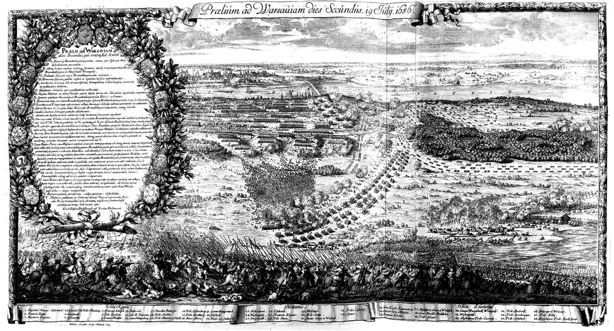 Batalla de Varsovia 1656 segundo día de Erik Dahlbergh