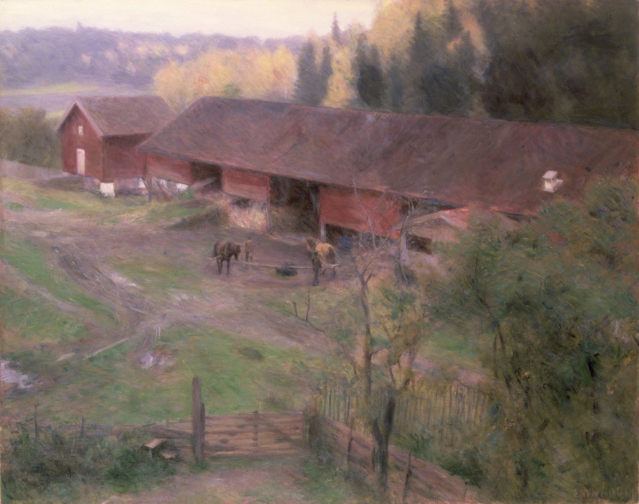 Otoño, 1891 de Erik Theodor Werenskiold