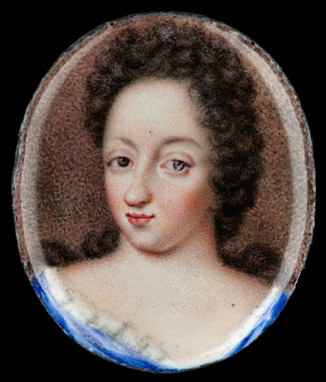 Retrato en miniatura de la Reina Ulrika Eleonora la Mayor, Reina de Suecia 1680-1693 de Erik Utterhielm