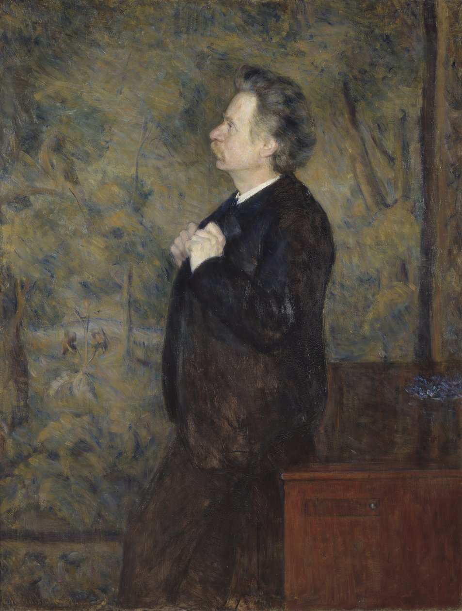 Retrato de Edvard Grieg de Erik Theodor Werenskiold