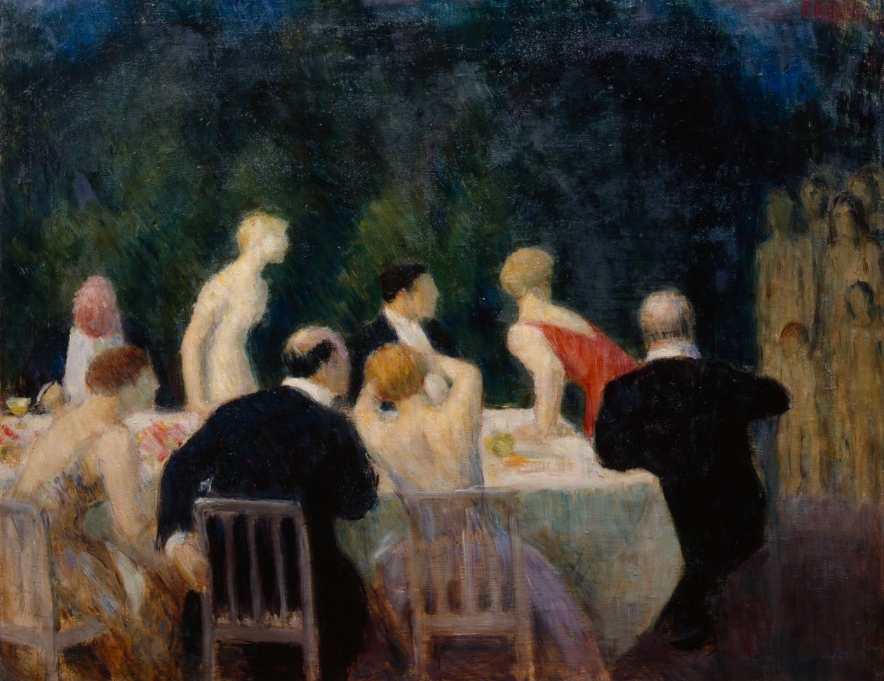La cena de Erik Theodor Werenskiold