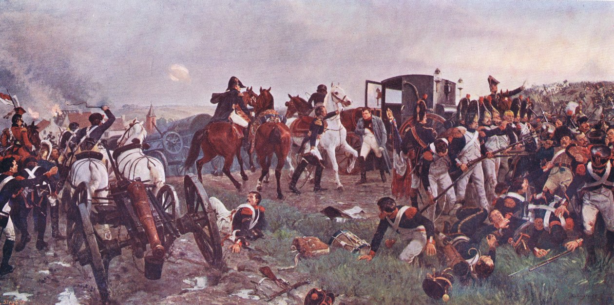 En la Noche de Waterloo AD 1815 de Ernest Crofts