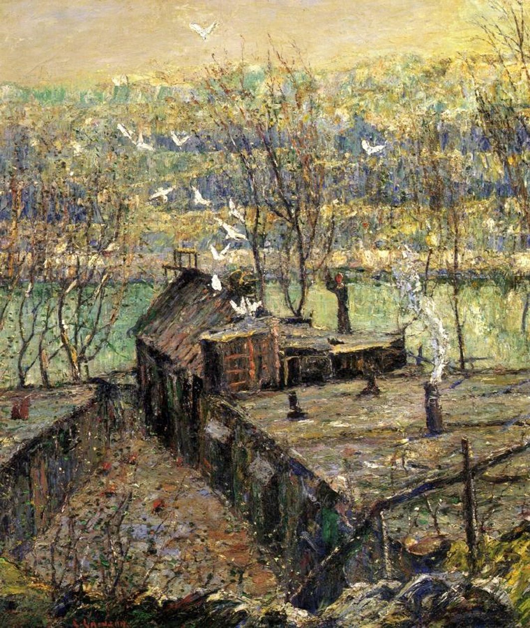 El palomar, c.1916 de Ernest Lawson