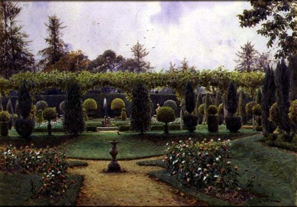 Día Gris, Brockenhurst, Hampshire de Ernest Arthur Rowe
