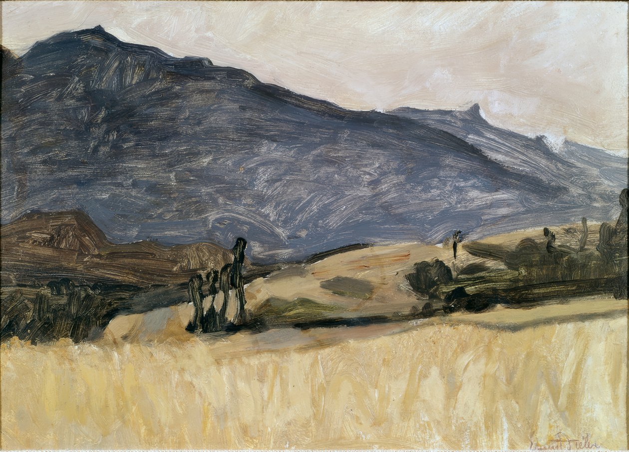 Paisaje del Valais de Ernest Bieler